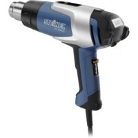 Steinel Heißluftpistole HL 2020 E im Koffer, inkl. 9mm Reduzierdüse, 2200 W Heißluftfön mit LCD-Display für verschiedene Anwendungen in der Heimwerker und Handwerkstechnik