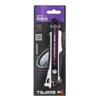 Cuttermesser von Tajima mit gehärteter Klingenführung und 18 mm breiter Klinge, ideal für Teppiche, Kartons und andere Materialien