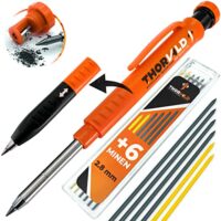 Robuster Tieflochmarker von Thorvald, ideal für Heim- und Handwerker zum Markieren auf Holz, Metall, Fliesen und Beton.