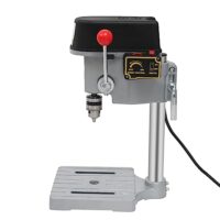 Tischbohrmaschine, 340W Standbohrmaschine Säulenbohrmaschine mit 3 Geschwindigkeiten und Leistungen von 0-8000r/min, 0-11000r/min, 0-16000r/min