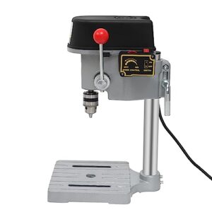 Tischbohrmaschine, 340W Standbohrmaschine Säulenbohrmaschine mit 3 Geschwindigkeiten und Leistungen von 0-8000r/min, 0-11000r/min, 0-16000r/min