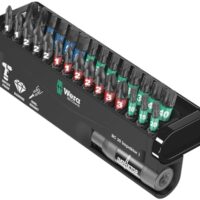 Wera Bit-Sortiment 30-teilig mit Impaktor-Technologie für Heimwerker und Handwerker, umfassendes Sortiment mit Diamantbeschichtung und Ringmagnet