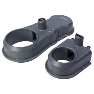Wolfcraft Absaugsystem HSD 68/100 - Universelles Staubabsauggerät für Arbeiten mit Lochsäge und Bohrer, staubfrei arbeiten
