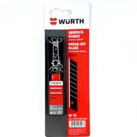 Würth Abbrechklinge Extrem Scharf 18 mm - Ersatzklinge für Heimwerken mit hoher Schärfe und spitzigem Schneidenwinkel