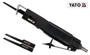Hochwertiges YATO Werkzeug in schwarz, 245 mm Länge, für Metall, Holz, Kunststoff und mehr geeignet.