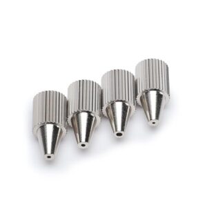 YIHUA 4 Stück Entlötdüsen Set - 2 x 1,0 mm und 2 x 1,2 mm Durchmesser für YIHUA 929D-V Entlötkolben