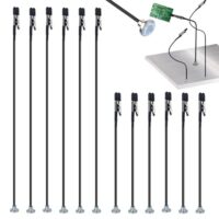 Magnetische Helfende Hände Löten, Set aus 12 Dritte Hand Löten für vielfältige Aufgaben wie Schweißen und Fixieren von Werkzeugen, perfekt als Löthilfe oder Platinenhalter