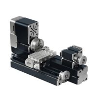 ZHRUI Mini-Drehmaschine aus Metall, 36 W, 20.000 U/min, didaktische Mini-Drehmaschine für Hobbyisten, Holzbearbeitung, Handwerk