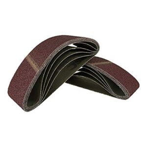 Gewebe-Schleifbänder mit Korn 60, ideal für Bandschleifer und Schleifblätter für Holz, Metall, Lack und Rost