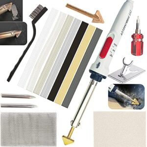 Universelles Werkzeug für Kunststoff Schweißen und Löten, 100W 2 in 1 Reparatur-Set mit Lötkolben und Schweißköpfen