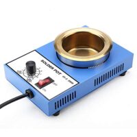 Hochwertiges 100mm bleifreies Solder Pot Löten Entlötbad mit hoher Kapazität von 1200g und einer Leistung von 300W bei 220V. Ideal für Transformatoren, elektronische Transformatoren, Spulenstiftverzinnungen und die Herstellung elektronischer Drähte.