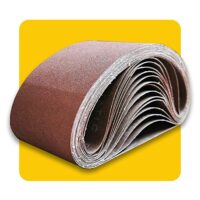 100mm x 915mm Premium Schleifband-Set mit 12 Stück in Körnungen 80/120/150 für Bandschleifer und Bandschleifmaschinen