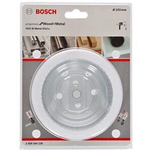 Bosch 102 mm Bi-Metall-Progressor für Holz und Metall, Werkzeug mit verbessertem Design, schnelle Schnitte in verschiedenen Materialien, lange Lebensdauer