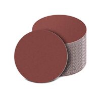Schleifpapierset mit 5 Körnungen (60#, 100#, 150#, 320# und 600#) für 150mm Exzenternschleifer, perfekt für Polieren und Entrosten von Holz, Metall, Kunststoff, Glas usw.