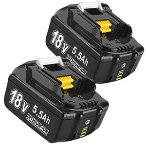 Ersatzakkus für Makita 18V BL1860B BL1860 BL1850 BL1840 BL1830 BL1815 BL1845 194205-3 LXT-400, Lithium-Ionen-Batterie mit hoher Kapazität und effizienter Technologie
