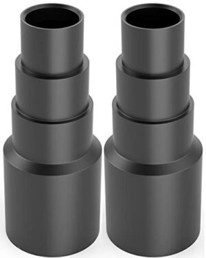Universal Schlauchadapter für Staubsaugerschlauch, PVC, 2 Stück, kompatibel mit Bosch, Makita, Kärcher