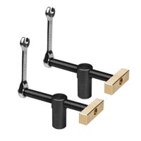 Tisch Werkbank für Holzbearbeitung und DIY-Projekte, 20-mm-Loch, verstellbare Desktop-Clips, Befestigung, Schraubstock