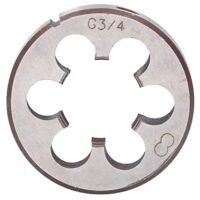 Hochpräzises Gewindeschneideisen aus legiertem Stahl für Handwerker und Heimwerker, 3/4-Rohrschneideisen für G3/4-Gewinde in Rohren und Armaturen