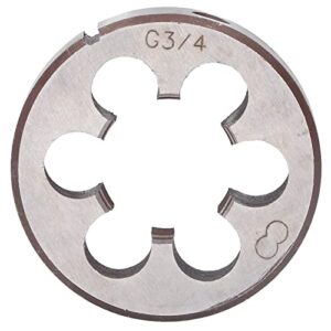 Hochpräzises Gewindeschneideisen aus legiertem Stahl für Handwerker und Heimwerker, 3/4-Rohrschneideisen für G3/4-Gewinde in Rohren und Armaturen