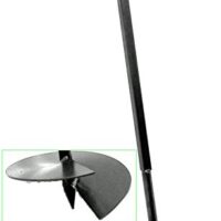 Ergänzer für Gartenarbeit, 300 mm Erdbohrer, Bohrer für Erde, Pfahlsetzung, Pflanzung, Handerdbohrer, Erdlochbohrer