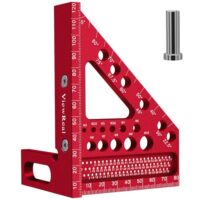 3D-Gehrungswinkel mit 22,5-90 Grad Winkelmaß aus Aluminiumlegierung für hochpräzise Messungen in der Holzbearbeitungsindustrie