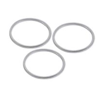 Drei Reduzierringe von 22,2 mm auf 20 mm für Kreissägeblätter - Ersatzringe aus Stahl