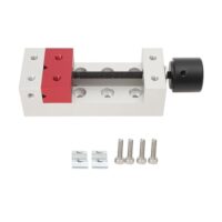 Mini Schraubstock für Modellbau, 50 mm Flachklemme, Tischschraubstock Klein, Werkzeug für Woodworking und Bohrmaschinenbefestigung