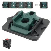5 SLE Profi Akkuhalter für Bosch 18V Power For All PBA Home & Garden Akku Wandhalterung Wand Halter Grün, perfekte Aufbewahrung für 18V Bosch-Akkus