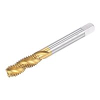 Professionelles Gewindebohren mit Titanbeschichtung, hohe Härte und Toleranzgrad H2, ideal für Heimwerker und Profi bei der Verarbeitung von Sacklöchern, klebrigen Materialien, Aluminium, Gesenkstahl, Edelstahl, Bronze, harten Kunststoffen