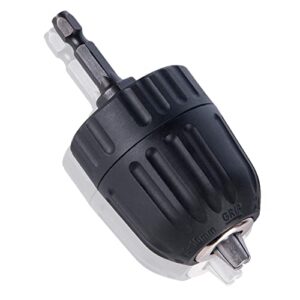Schnellspannbohrfutter 0,8–10 mm JTENG Bohrfutter Schnellspann 3/8-24UNF Sechskantschaft Bohrfutter mit 1/4 Hex Chuck Adapter für professionelle Ergebnisse