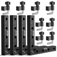 90 Grad Positionierwinkel, hochwertige Klemmen aus Aluminiumlegierung und Edelstahl für genaue Holzbearbeitung
