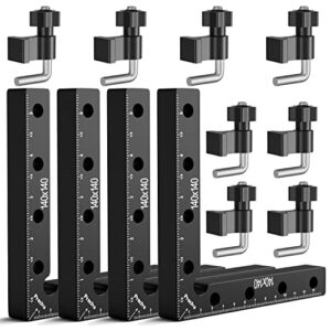 90 Grad Positionierwinkel, hochwertige Klemmen aus Aluminiumlegierung und Edelstahl für genaue Holzbearbeitung