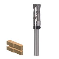 Spiralbündigfräser mit 8mm Schaft für Oberflächenbearbeitung, hochpräzise Bearbeitung von Holz und anderen Materialien