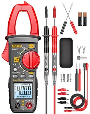 ANENG Multimeter PN200, hochwertiges Werkzeug für die Messung von Strom, Spannung, Widerstand, Kapazität und Durchgang, TRMS-Autorange-Funktion, berührungslose Spannungserkennungsfunktion
