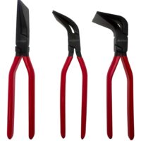 Abkantzange, Biegezange, Falzzange mit drei verschiedenen Winkeln und einer Länge von 280 mm für Dachdecker und Klempner