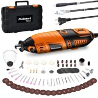Multifunktionswerkzeug, 200W Rotationswerkzeug, Rotary Tool Set mit 135 Zubehör, 6 Einstellbare Geschwindigkeiten, 8000-35000RPM, für Gravur, Bohren, Schneiden, Schleifen