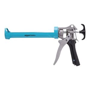 Robuste Kartuschenpistole mit Aluminiumgriff und Kunststoffstützgriff, 310 ml Fassungsvermögen, Blau/Grau
