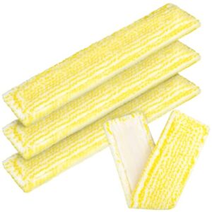 Mikrofaser Wischbezüge Set für Kärcher Fensterreiniger, 4 Stück Mikrofaser Wischbezug Ersatzteile Kompatibel mit Kärcher Fenstersauger WV2 WV5 WV6 Plus Premium