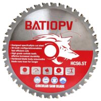 Hochwertiges Kreissägeblatt für Metall, Stahl und Aluminium mit 36 Zähnen und Hartmetall-Gehäuse. Kompatibel mit Bosch, Makita und anderen Sägemarken.