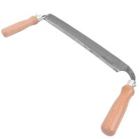 Professionelles Zugmesser für die Holzbearbeitung, 28 cm Klinge und Gesamtlänge von 350 mm, robuste Stahlklinge und erognomischer Holzgriff aus massivem Hartholz