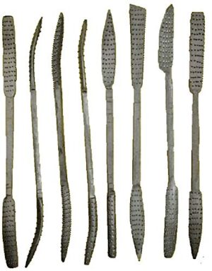 8-teiliges Raspelfeile-Set für Holz, Speckstein und Metall von BENSON - hochwertige Feile für Polieren und Bearbeiten