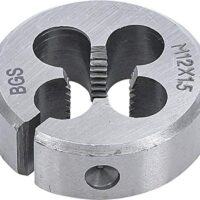 Hochwertiges Gewindeschneideisen mit M12 x 1,5 x 38 mm für Werkzeugstahl (GCr15)