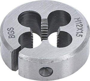 Hochwertiges Gewindeschneideisen mit M12 x 1,5 x 38 mm für Werkzeugstahl (GCr15)