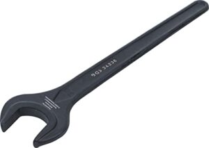 Einmaulschlüssel BGS 34236, DIN 894, SW 36 mm, Werkzeugstahl C45, Oberflächenvergütung Phosphat, sicherer Griff mit Profilschaft, warm geschmiedet