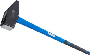 Vorschlaghammer mit Fiberglasstiel und DIN 1042 Zertifizierung, Ø 65 mm und 5000 g Gewicht