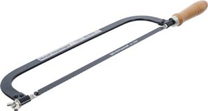 Metall-Sägebogen BGS Diy 2060, 300 mm lang, hochwertige Materialien, Sägebogen inklusive, unverlierbarer Stift und Spannschraube, ideal für Holzbearbeitung, Metallbearbeitung und Haushaltsgerät-Reparatur