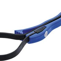 Rohrschlüssel mit 130 mm Durchmesser, Nylon, doppelt verstärktes Gurtgewebe, selbststarretierend, vielseitig verwendbar für Heimwerken und Handymitbringen