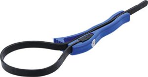Rohrschlüssel mit 130 mm Durchmesser, Nylon, doppelt verstärktes Gurtgewebe, selbststarretierend, vielseitig verwendbar für Heimwerken und Handymitbringen