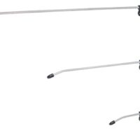 Druckluft-Ausblaspistolen-Satz mit drei Pistolen aus Kunststoff, 110 mm, 300 mm und 500 mm Länge