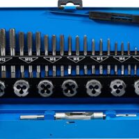 Gewindeschneid-Satz von BGS, 32 Teile, M3 - M12, metrische Abmessung, inklusive Metallkassette